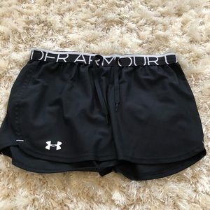 Women’s Black Under Armour shorts